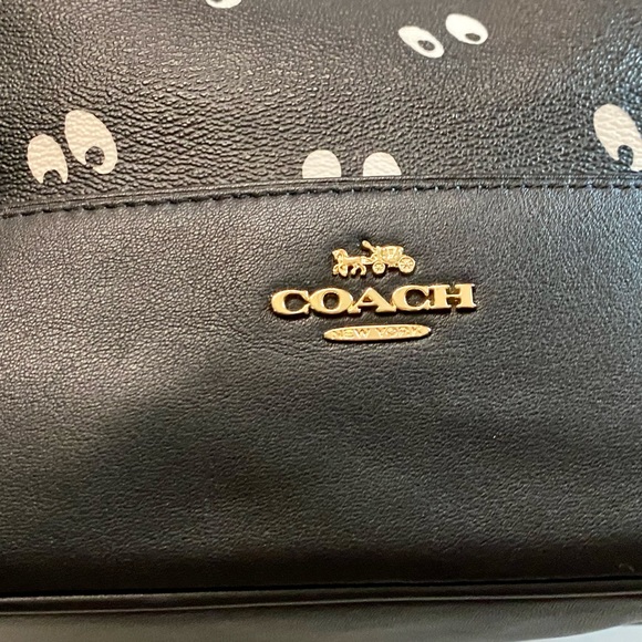 Coach X Disney 1941 DARK FAIRY TALE Collection Set Spooky Eyes DUFFLE SNOW fob - Picture 9 of 10